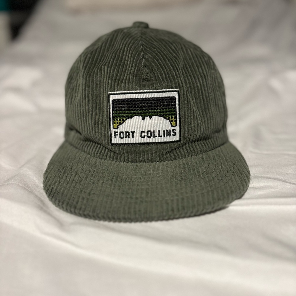 Fort Collins Green Corduroy Hat